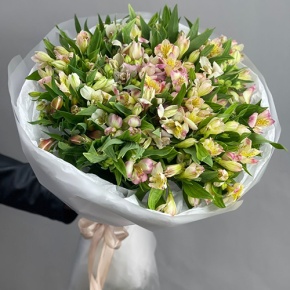 Букет "Зарина" из 37 альстромерий микс в Луховицах