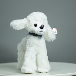 Плюшевый пудель белый (25 см) в Луховицах