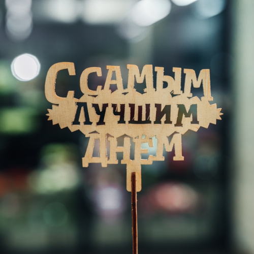 Топпер С самым лучшим днем в Луховицах