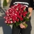Букет из 51 рубиновой розы (50 см) в Луховицах Букет из 51 рубиновой розы (50 см) в Луховицах