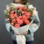 Букет "Фортуна" из коралловых роз и оксипеталума в Луховицах Букет "Фортуна" из коралловых роз и оксипеталума в Луховицах