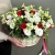 Композиция в корзине "Стелла" из роз, эустом и альстромерий в Луховицах Композиция в корзине "Стелла" из роз, эустом и альстромерий в Луховицах