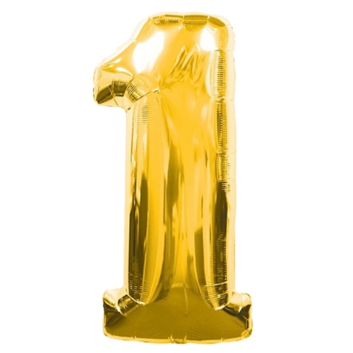 Шар гелиевый цифра 1 (40х102 см) в Луховицах
