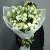 Букет "Грин ти" из кустовых роз, гербер и эустом в Луховицах Букет "Грин ти" из кустовых роз, гербер и эустом в Луховицах
