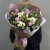 Букет "Парадайз" из кустовых пионовидных роз, альстромерий и хризантем сантини в Луховицах Букет "Парадайз" из кустовых пионовидных роз, альстромерий и хризантем сантини в Луховицах