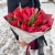 Букет 27 красных тюльпанов в Луховицах Букет 27 красных тюльпанов в Луховицах